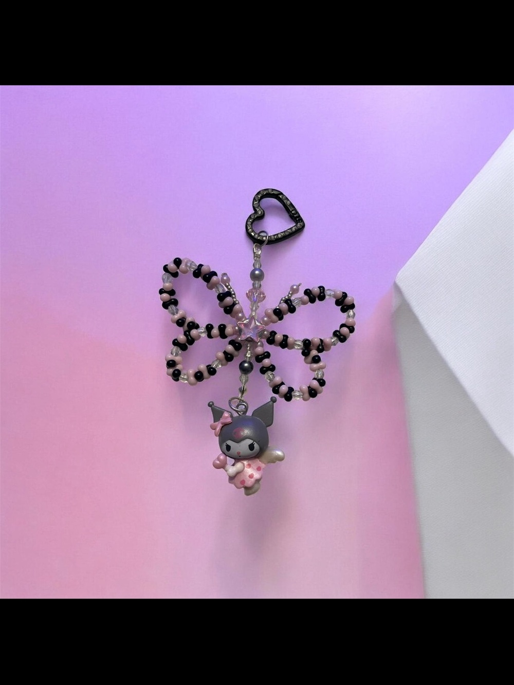 Kuku butterfly keychain